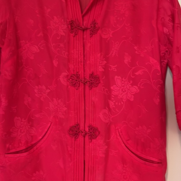 Red vintage jacket from Hong Kong- good luck! - Picture 3 of 5